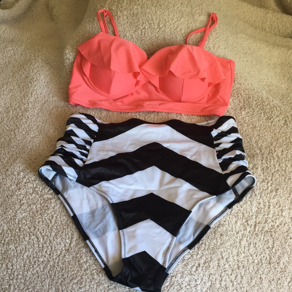 High waisted bikini